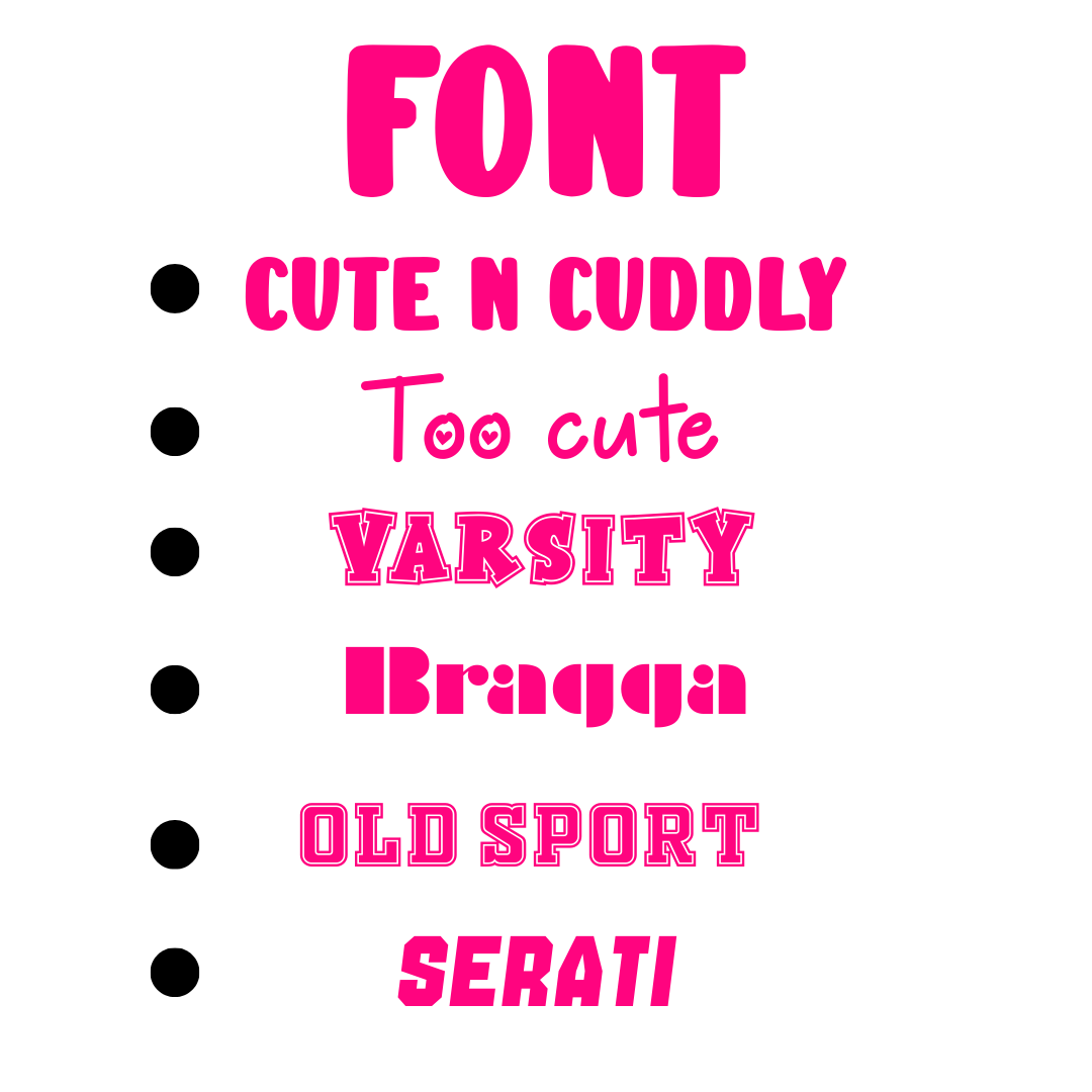 Softball Bag Name tags