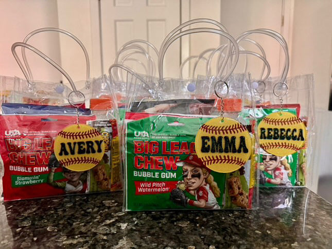 Softball Bag Name tags