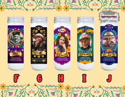 Day of the dead Candles