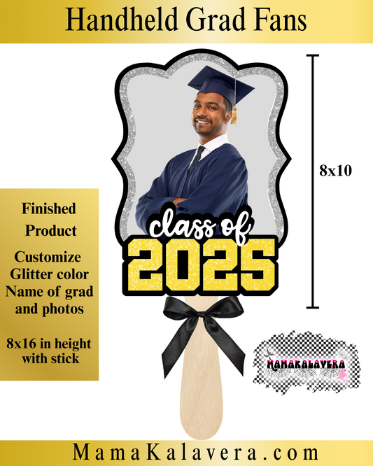 Custom Graduation Fans – Celebrate in Style! | Personalized Photo Fans Class of 2025