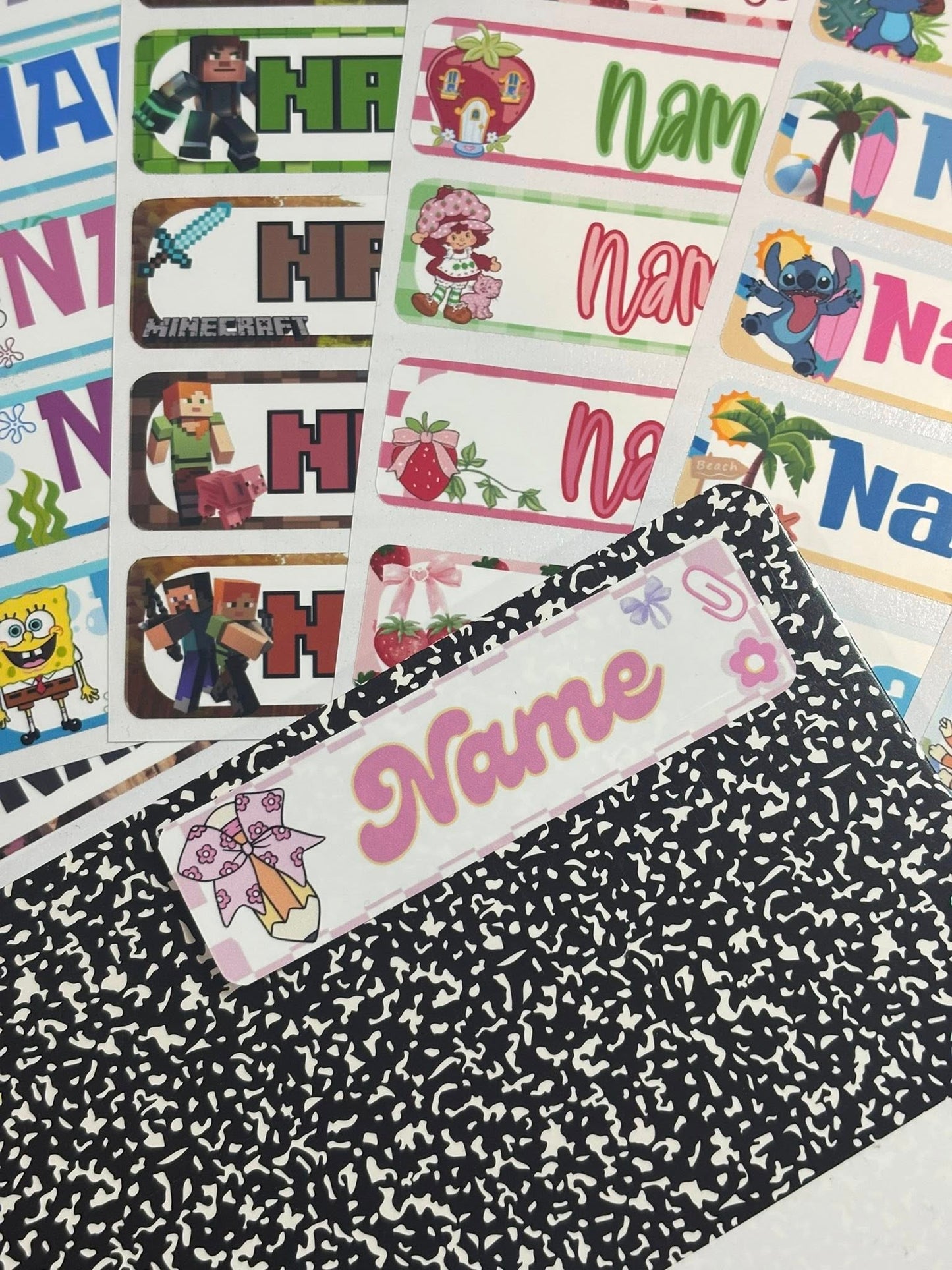 Character Name labels