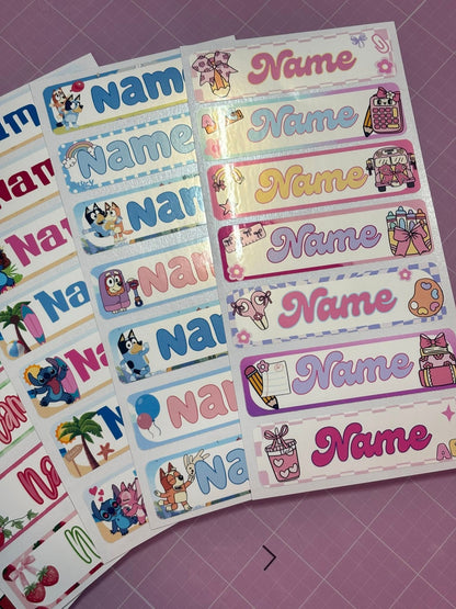 Character Name labels
