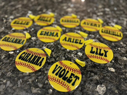 Softball Bag Name tags