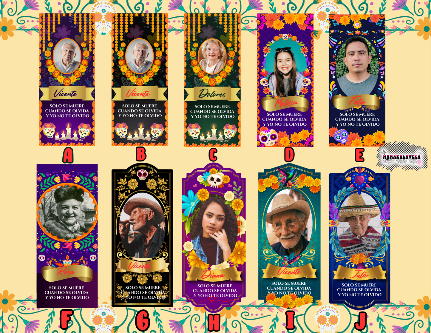 Day of the dead Candles