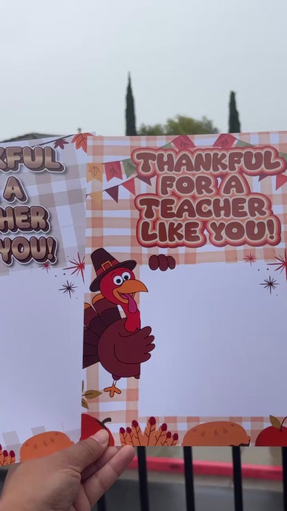 Teacher Thanksgiving Card